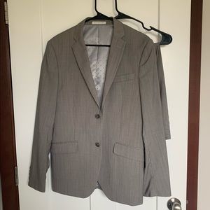 Gray Perry Ellis Suit- 38R, slim fit